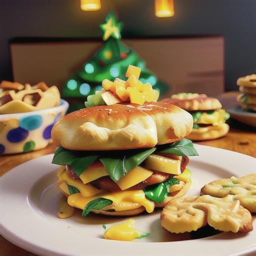 Holiday Breakfast Sandwiches