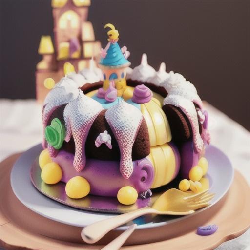 Princess Castle Bundt Cake