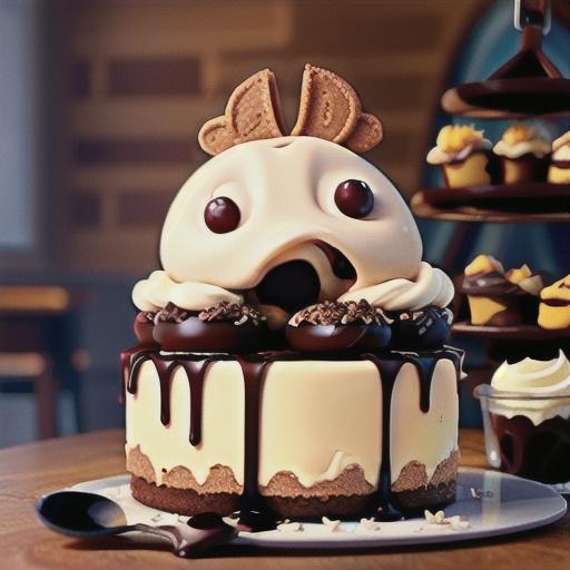 Double chocolate brownie and salted caramel cheesecake