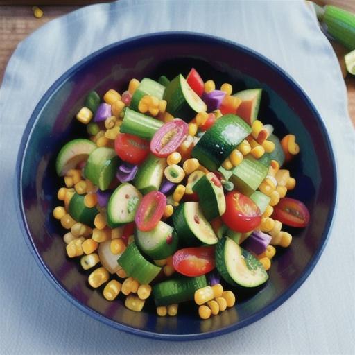 Colorful Roasted Corn Salad