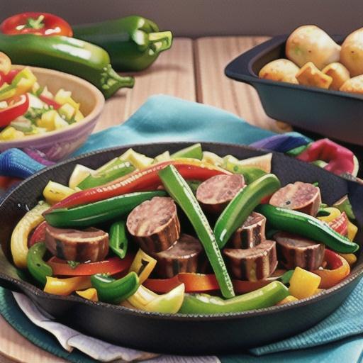 Johnsonville Italian Sausage, Onions & Peppers Skillet