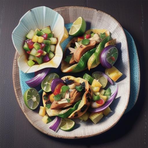 Chicken Tacos with Pineapple Salsa