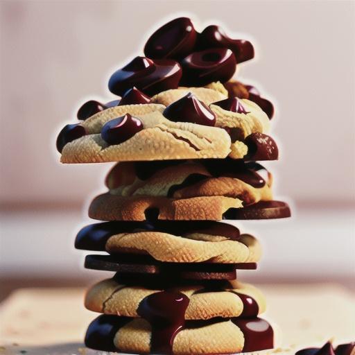 Dark Chocolate Cherry Multigrain Cookies
