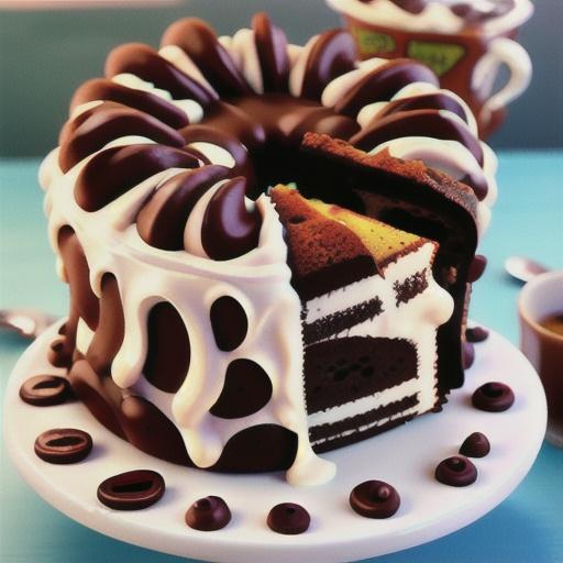 Sour Cream Chocolate Swirl Coffee Cake