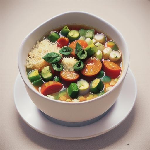 Vegetable and lentil soup