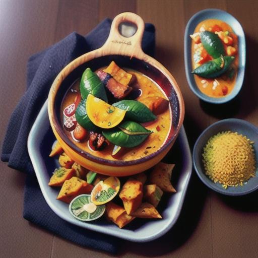 Spicy chicken zigni curry