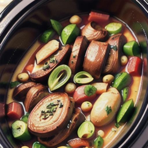 Slow cooker cacoila recipe