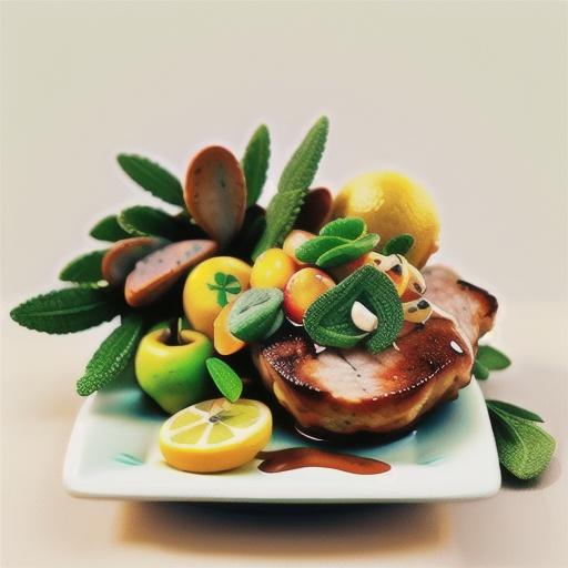 Lemon and sage pork cutlets