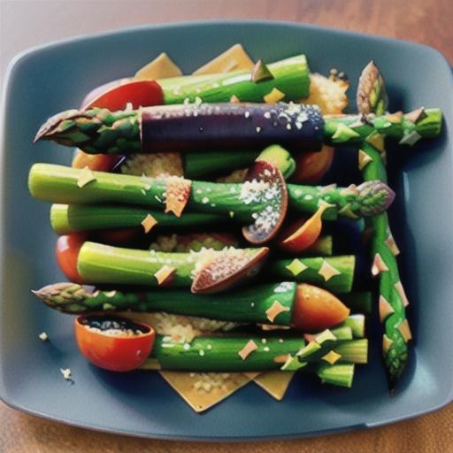 Roasted Asparagus with Sea Salt and Parmesan