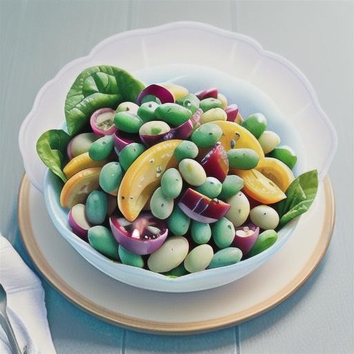 Iceberg and three bean salad