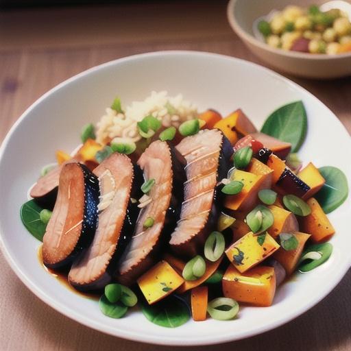 Paprika pork with sweet potato