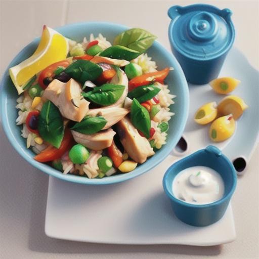 Curried chicken pilaf