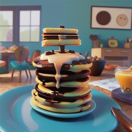 Monster Cookie Pancakes