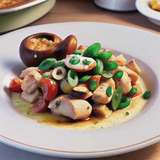 Quick chicken & tomato casserole