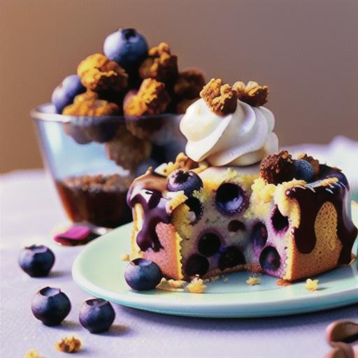 Sugar Free Blueberry Coffee Cake