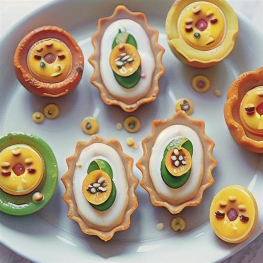 Mini passionfruit condensed milk tarts recipe