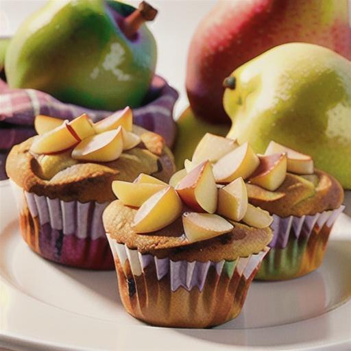 Vanilla Pear Muffins