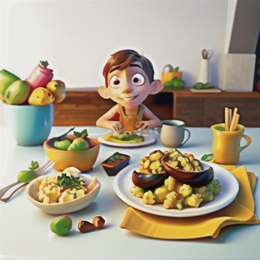 Spanish style scrambled eggs with chorizo