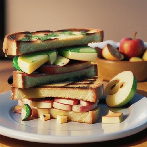 Grilled Apple and Swiss Cheese Sandwich