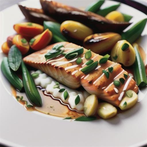 Baked Honey-Miso Salmon for One