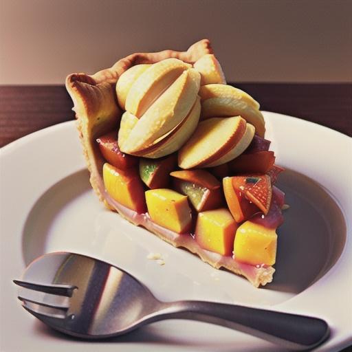 Easy French Peach Pie