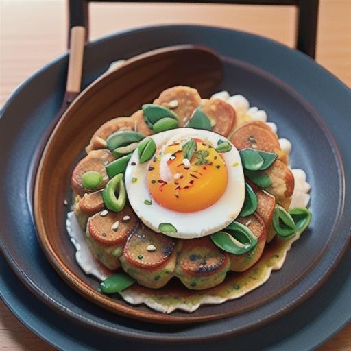 Ground Pork Cake with Salty Egg (Haam Daan Ju Yoke Beng)