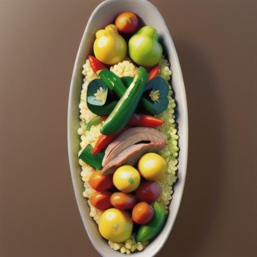 Garden Vegetables with Lemon-Scented Quinoa