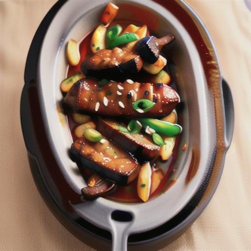 Slow-Cooker Grilled Spicy Chili-Glazed Riblets