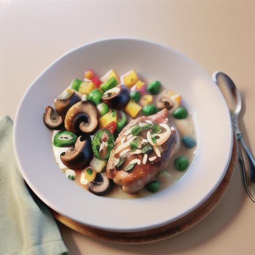 Turkey Chops with Mushroom Gravy