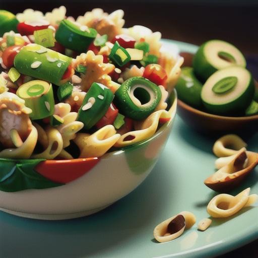 Sesame Chicken Pasta Salad
