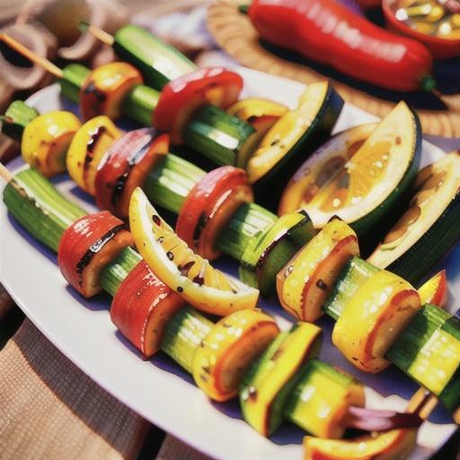 Grilled Lemon-Pepper Zucchini