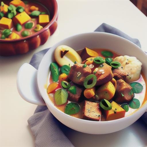 Lamb and pumpkin curry