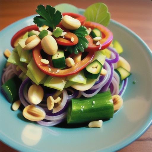 Sesame Peanut Noodle Salad