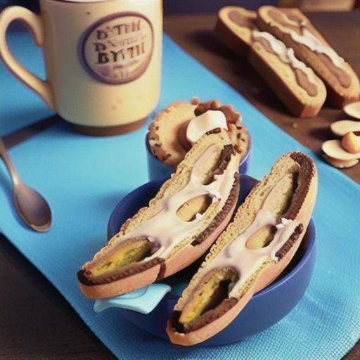 Orange and almond biscotti