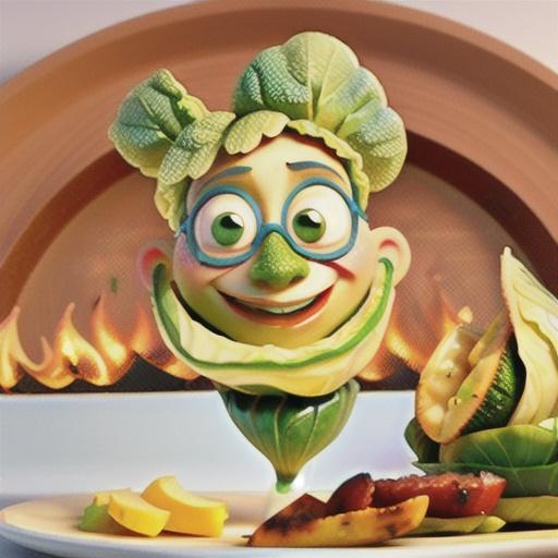 Grilled Cabbage Wedges