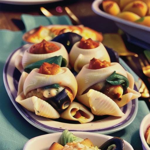 Thanksgiving Leftovers Stuffed Shells