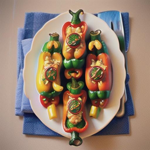 Mexican-Style Chicken-Stuffed Peppers
