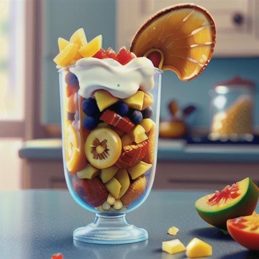 Skinny Honey-Lemon Fruit Parfaits