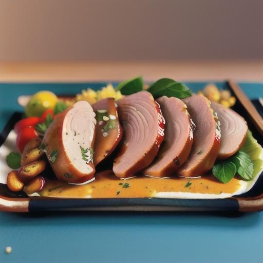 Spicy Honey Mustard Pork Roast