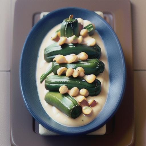 Roasted Poblanos in Cream Sauce (Rajas Con Crema)