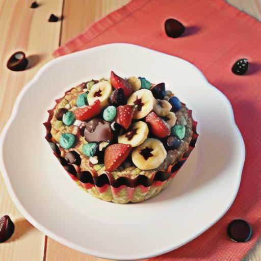 Strawberry Banana Chocolate Chip Baked Oatmeal