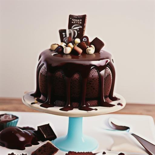 Rum and raisin chocolate pudding cake