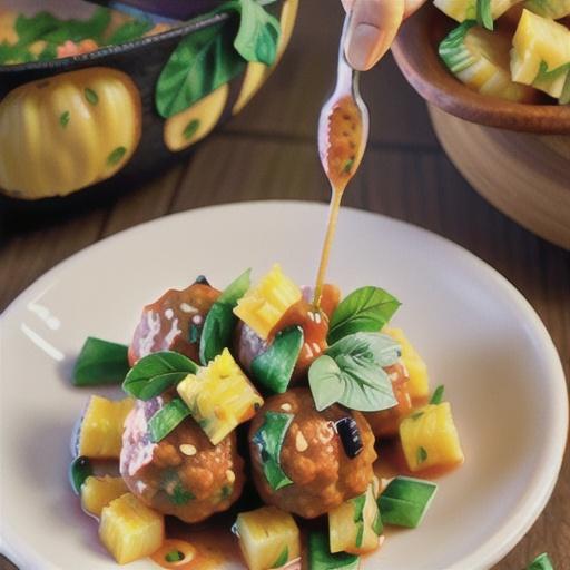 Hawaiian Luau Meatballs