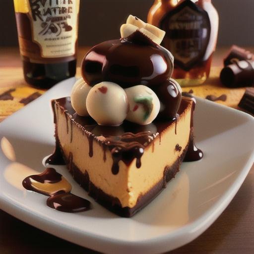 Chocolate Bourbon Pumpkin Cheesecake