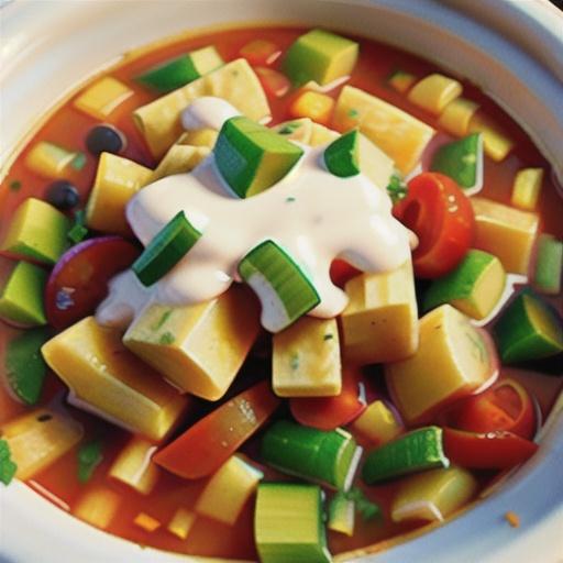 Slow Cooker Taco Soup with Ranch Dressing Mix