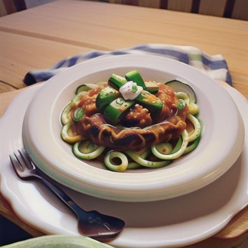 Zucchini Noodles with Bolognese Sauce