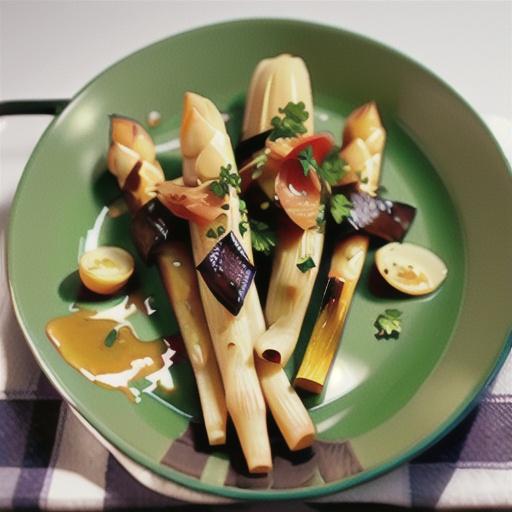 Spargel-Antipasti mit Lachs (White Asparagus and Smoked Salmon)