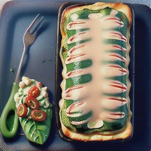 Pesto, ricotta and chargrilled vegetable lasagne