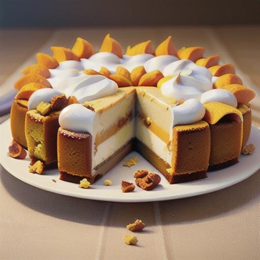 Gluten-Free Pumpkin Cream Cheese Cake