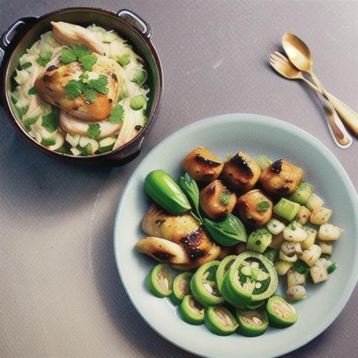 Instant Pot Braised Chicken Thighs and Tomatillos